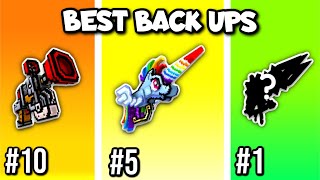 Top 20 Best BACK UP Weapons in Pixel Gun 3D January 2024 [upl. by Huskamp]