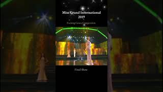 Miss Grand Internacional 2019 Traje de gala top 10 [upl. by Herculie]