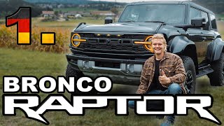 Das ist der Ford Bronco RAPTOR  Mehr OffroadPerformance geht nicht [upl. by Yenffit]