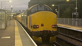 DBSO 9714 and 37610 crawl through Hither Green [upl. by Wallach]