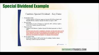 Understanding Dividend Capture Strategies Trading Around Dividend Dates [upl. by Hajidak]