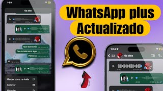 WhatsApp plus actualizado SOLUCIÓN A NO VINCULA✅🔥😩😎 [upl. by Irrehc190]