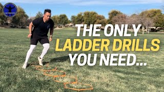 4 Ladder Drills for Football Players [upl. by Anelrihs]