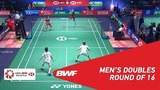 R16  MD  GIDEONSUKAMULJO INA 1 vs ENDOWATANABE JPN  BWF 2018 [upl. by Yentrac]