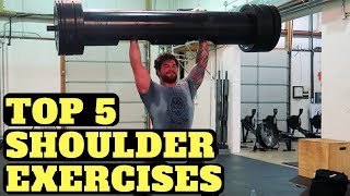 5 EXERCISES TO INCREASE YOUR OVERHEAD PRESS [upl. by Yelkreb]