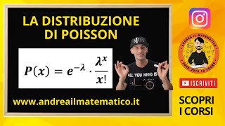 Distribuzione di Poisson  STATISTICA PROBABILITÀ  Andrea il Matematico [upl. by Edward]