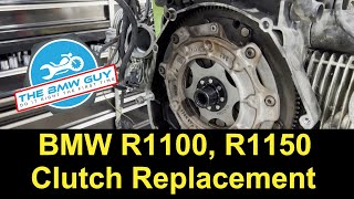 BMW R1100 and R1150 Clutch Replacement EASY [upl. by Boggers]