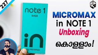 Micromax IN Note 1 Unboxing Malayalam  അതിശക്‌തമായ തിരിച്ചുവരവാണോ [upl. by Lamp]