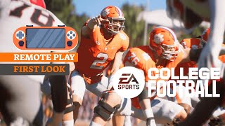 EA College Football 25 REMOTE Play First Look [upl. by Fanya]