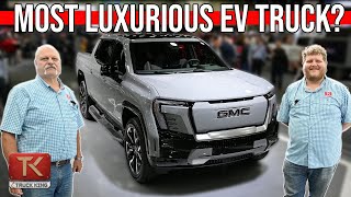 GMC Sierra EV First Look  Best New EV Truck 2023 Detroit Auto Show [upl. by Ferree]