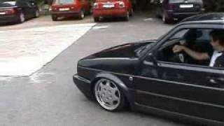 VW Golf 2 G60 x2 very VERY LOW [upl. by Sherrard]