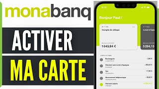 Comment Activer Ma Carte Monabanq 2024 [upl. by Novelc]