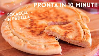 FOCACCIA RIPIENA ISTANTANEA Pronta in 10 minuti Ricetta di Lorenzo [upl. by Regni]