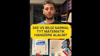 345 tyt mat vs Bilgi sarmal tyt oynat bakalım yks2025 kitapönerisi tytmatematik vs [upl. by Acinomal]