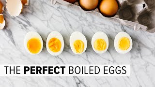 PERFECT BOILED EGGS EVERY TIME  hard boiled eggs  soft boiled eggs [upl. by Aiekal]