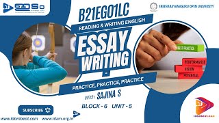 ESSAY WRITING  PRACTICE  READING AND WRITING ENGLISH  SGOU [upl. by Aniteb650]