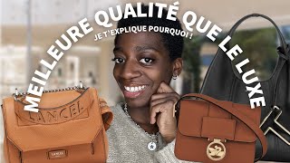 LES SACS PREMIUM QUI SONT DE MEILLEURE QUALITÉ QUE LES SACS DE LUXE Polène Longchamp DeMellier [upl. by Alikahs]