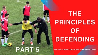 Soccer TRAINING  Principles of Defending 1v1 to 11v11 Part 5 [upl. by Elva]