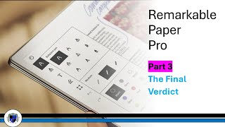 reMarkable Paper Pro Pt 3 The Final Verdict [upl. by Hgielrac]