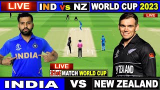 Live IND Vs NZ ICC World Cup 2023  Live Match Centre  India vs New Zealand  1st Innings [upl. by Desmund]