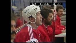 IIHF WC 1987 Day 01 Sweden vs West Germany 17 Apr 1987 Part 1 [upl. by Atterbury124]