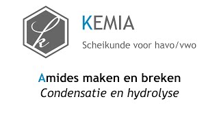 Amides maken en breken Condensatie en hydrolyse [upl. by Trimmer]