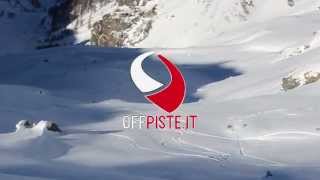 Hike up ski down Freeride in Sestriere [upl. by Akiehs]