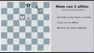 Mate simple con 2 alfiles [upl. by Silrak]