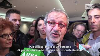 Referendum Lombardia Maroni quotAbbiamo battuto i gufi Ora voto elettronico anche per le elezioniquot [upl. by Ardnod]