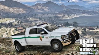 GTA 5 MODS LSPDFR 043  EP 6  PARK RANGER RAM PATROL GTA 5 REAL LIFE PC MOD [upl. by Anivol]