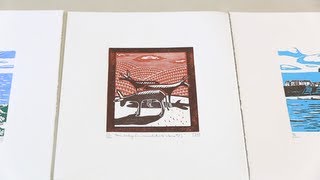 Shortcuts  an introduction to linocut printmaking with James Green [upl. by Olmstead323]