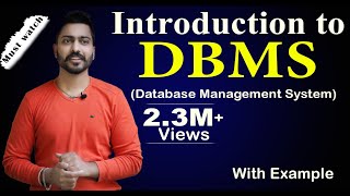 Lec2 Introduction to DBMS Database Management System With Real life examples  What is DBMS [upl. by Gaultiero]