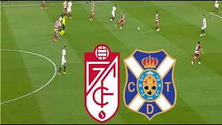 Granada CF VS CD Tenerife 40 Resumen  La Liga 2  20242025 [upl. by Meara]