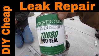 How to repair Chimney Flashing Leak in 5 minutes This will blow your mind [upl. by Romito662]