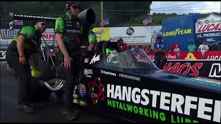 Top Alcohol Dragster Final 39th annual Pep Boys NHRA Nationals Angelle Sampey V Mike Coughlin [upl. by Arraeis]