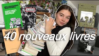 40 nouveaux livres pour réparer mon âme book haul [upl. by Kamilah]