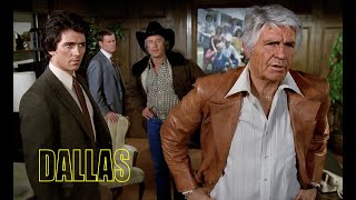 Dallas  Jock Ewing Is Arrested For Murder [upl. by Ahsikcin]