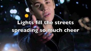 Justin BieberMistletoe Lyrics on Screen [upl. by Dodwell]