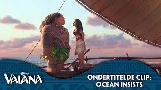 Vaiana  Ondertitelde Clip De Oceaan Volhardt  Disney BE [upl. by Hairacaz]