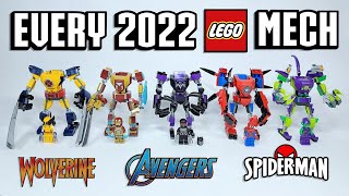 EVERY LEGO Marvel 2022 Mech [upl. by Luapnhoj]