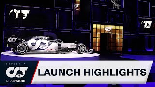 Scuderia AlphaTauri Live Launch  HIGHLIGHTS [upl. by Ettenirt]