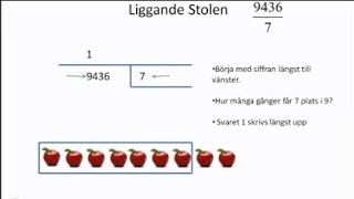 Liggande stolen med illustrationer  Division [upl. by Llenreb650]