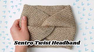 Sentro or Jamit Crossed Headband Pattern [upl. by Inavoj15]