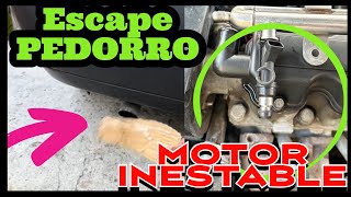 Escape PETARDEA MOTOR INESTABLE falta de potencia SE JALONEA chevy corsa opel motor carro [upl. by Dnalhsa]