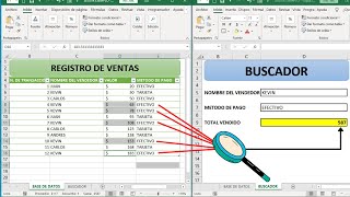 🤑 Como hacer un sistema para calcular el TOTAL DE VENTAS DE UN VENDEDOR SEGÚN EL METODO DE PAGO [upl. by Oiramaj693]