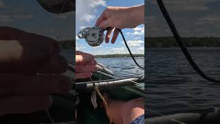 Magnet Fishing from a Kayak outdoors magnetfishing kayaking [upl. by Hermes]