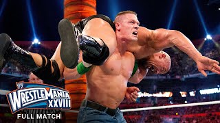 FULL MATCH  The Rock vs John Cena WrestleMania XXVIII [upl. by Nakasuji]