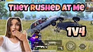 They Rushed At Me Like A Noob 🤣  PUBG MOBILE  Voice Over Gameplay Casetoo [upl. by Oiratnom]