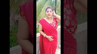 Aa barer pujote lal saree nebo trending shorts [upl. by Anyehs]