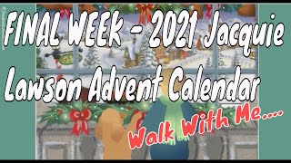 2021 JACQUIE LAWSON WEEK 4  LONDON  CHRISTMAS EVE amp CHRISTMAS DAY  Final Calendar Walk Through [upl. by Domenic364]